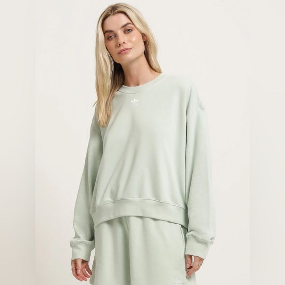 adidas Pants - Adidas Mint Green Crewneck Sweatshirt